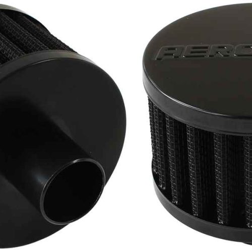 BLACK PUSH IN BREATHER 3″ (76MM) O.D. X 2″ (50.8MM) HIGH, FITS 1″ (25.4MM) DIAMETER GROMMET – AF2271-1170